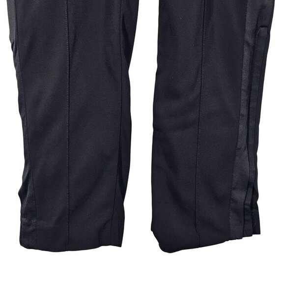 Theory Viewpine C Bergen Ankle Zip Pockets Black Pants Elastic Waist Size 0 - Picture 7 of 16